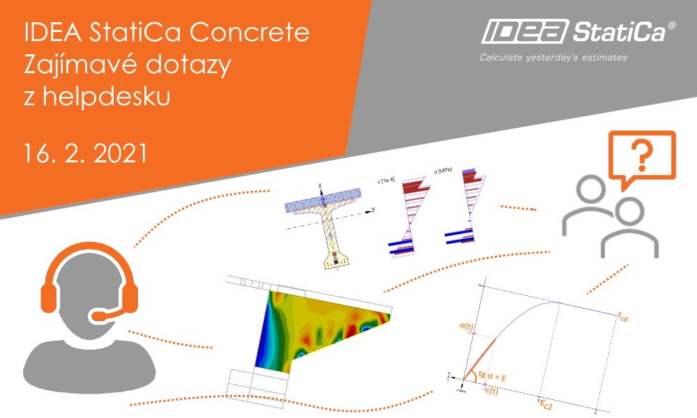 IDEA StatiCa Concrete: Zajímavé dotazy z helpdesku